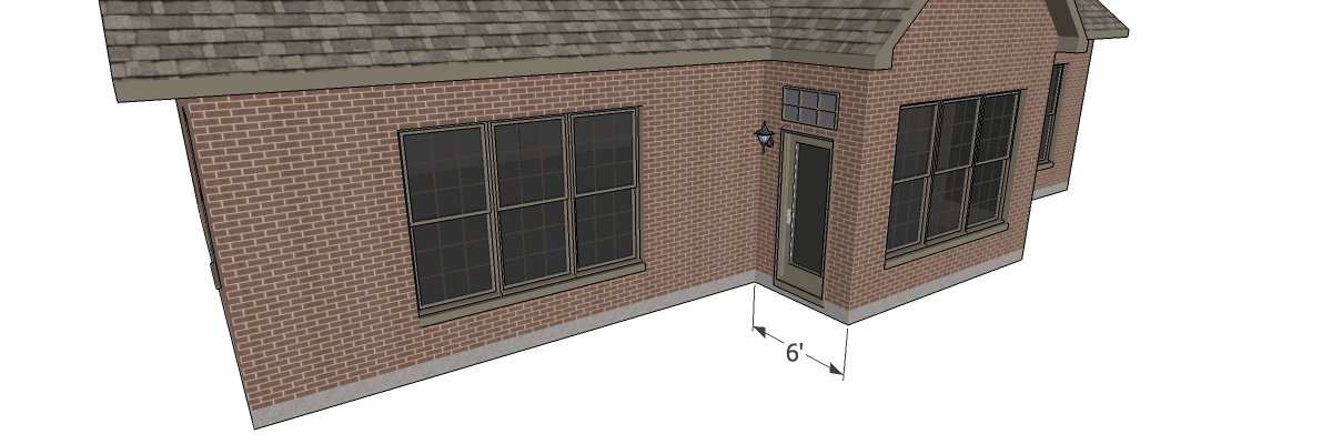 03.  Patio Designs for 6' Corners