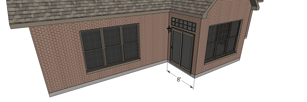 04.  Patio Designs for 8' Corners