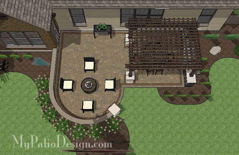 Cozy Outdoor Living Design with Pergola 1