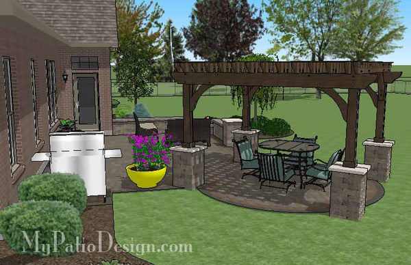 Creative Outdoor Design with Pergola 3