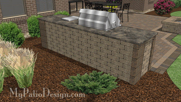 Outdoor Kitchen Design B48-13436-2