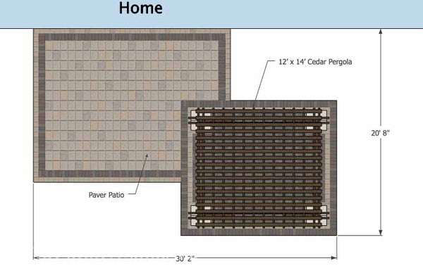 Simple and Affordable Brick Patio Design with Pergola 1