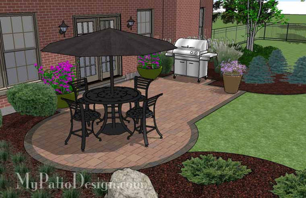 Small Paver Patio Design 3