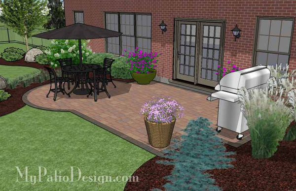 Small Paver Patio Design 4
