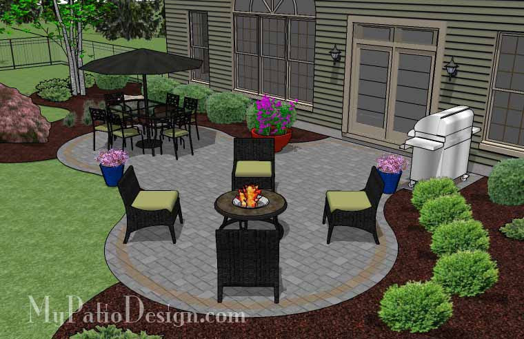 Beautiful Patio Design | Patio Layout, How-to's and Material List ...
