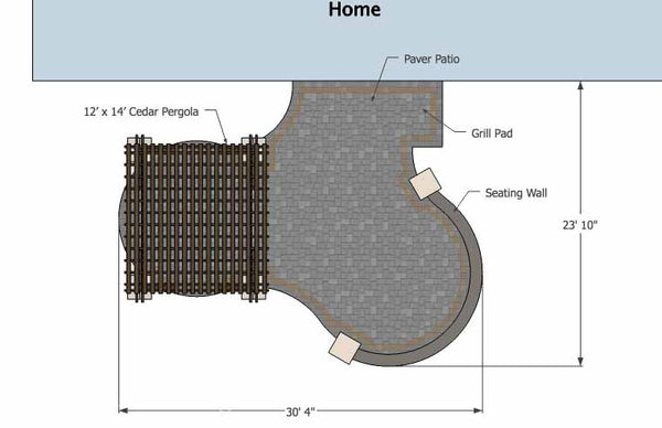 Beautiful Patio Design with Pergola 1