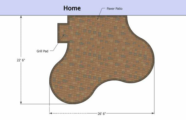 Circles and Curves Patio Design 1