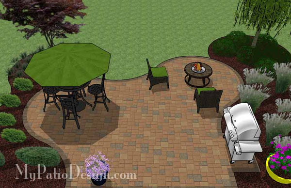 Circles and Curves Patio Design 5