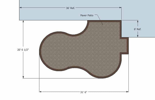 Curvy Brick Patio Design 7