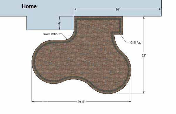 Curvy Patio Design 1