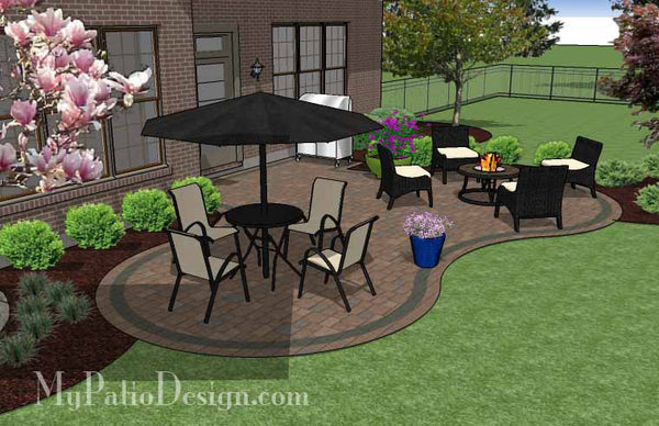 Curvy Patio Design 3