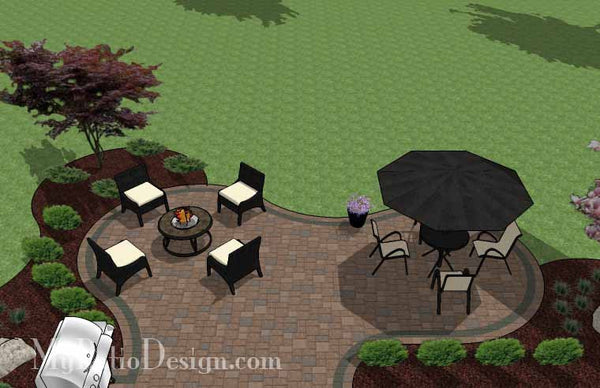 Curvy Patio Design 5