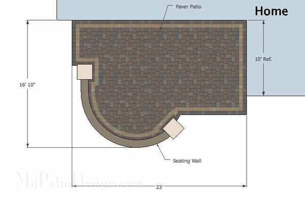 DIY Cozy Outdoor Living Design with Seat Wall 1