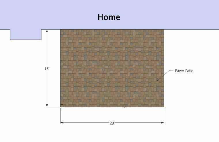 DIY Paver Patio Design | Downloadable Plan – MyPatioDesign.com