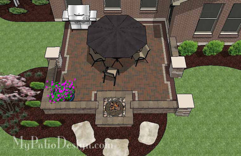 DIY-Small-Outdoor-Living-Design-with-Fire-Pit-1