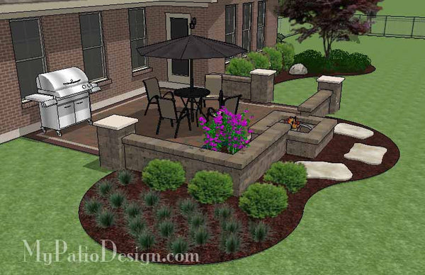 DIY-Small-Outdoor-Living-Design-with-Fire-Pit-3