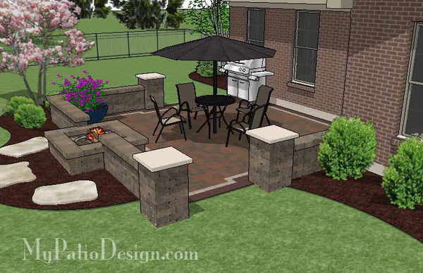 DIY-Small-Outdoor-Living-Design-with-Fire-Pit-4