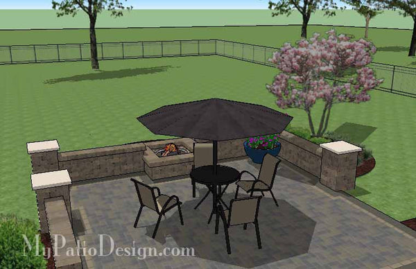 DIY-Square-Brick-Patio-Design-with-Fire-Pit-5