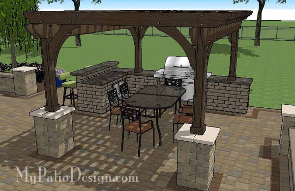 Dreamy Backyard Patio Design with Hot Tub 4