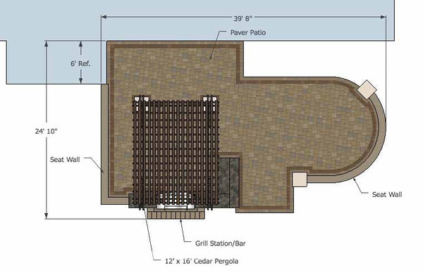Dreamy Backyard Patio Design with Pergola 9