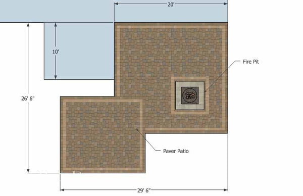Fun Family Patio Design with Fire Pit 1