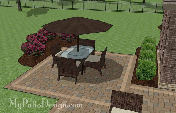 Fun Family Patio Design with Fire Pit 7
