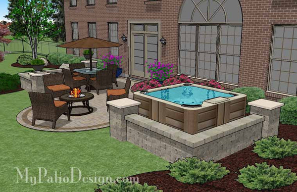 hot tub table