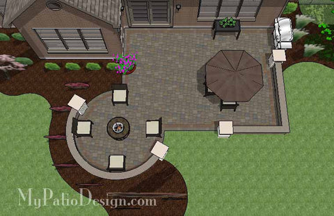 Inspiring Patio Design with Seat Walls 1