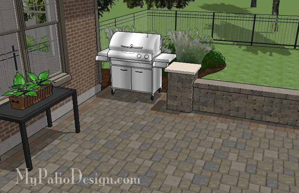 Inspiring Patio Design with Seat Walls 4