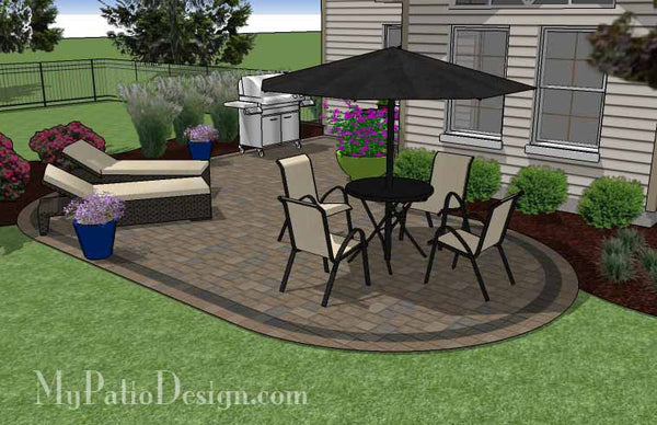 L Shaped Patio Design 4