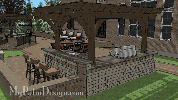 Outdoor-Kitchen-with-Pergola-Design B48-160121-3