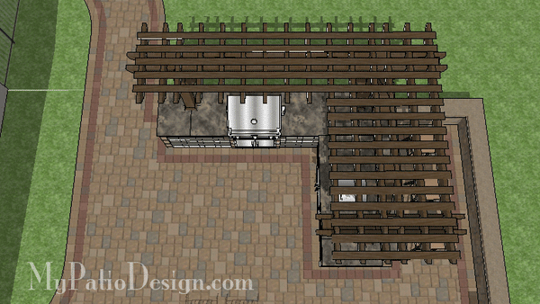 Outdoor-Kitchen-with-Pergola-Design B48-160121-4