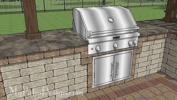 Outdoor-Kitchen-with-Pergola-Design B48-160121-6