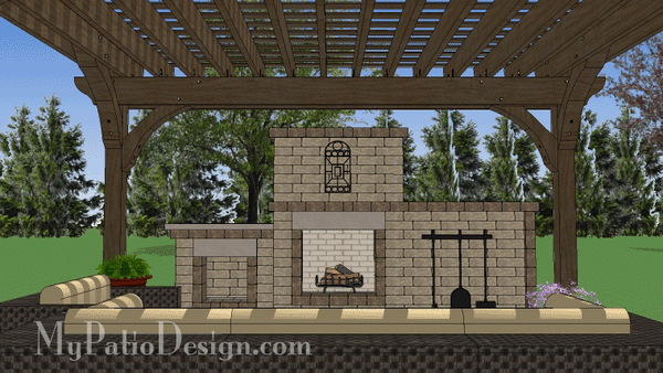12' x 16' Cedar Pergola Design #5