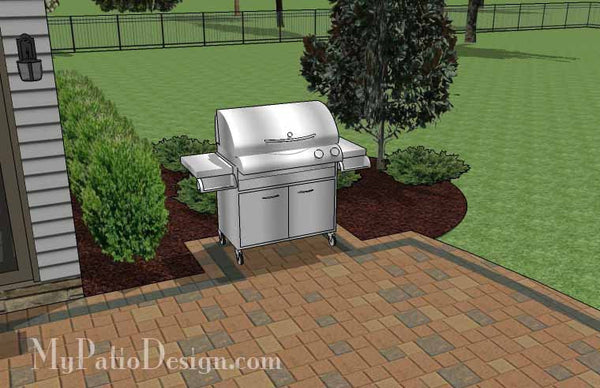 Private Backyard Patio Design 6