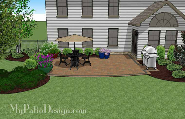 Private Backyard Patio Design 7