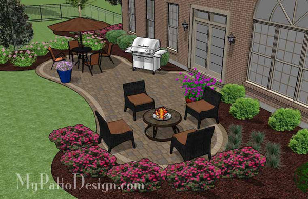 Radial Patio Design 4