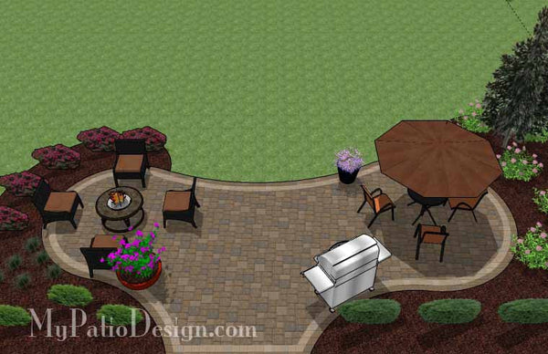 Radial Patio Design 5