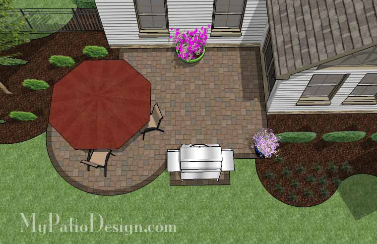Small Courtyard Patio Design 2