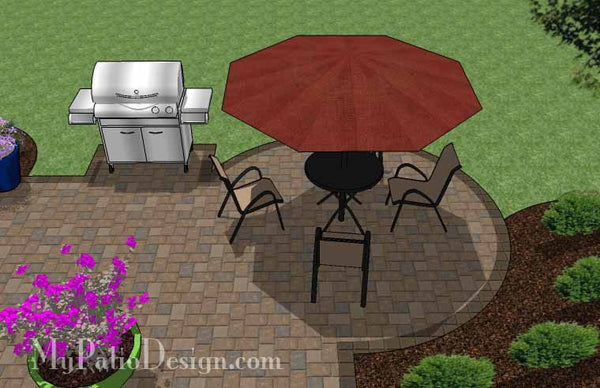 Small Courtyard Patio Design 5