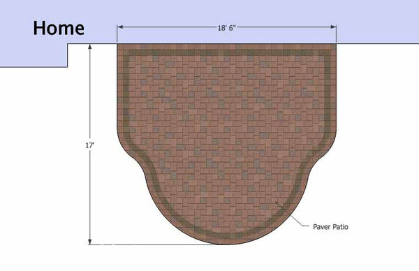 Small Easy to Build Patio Design 1