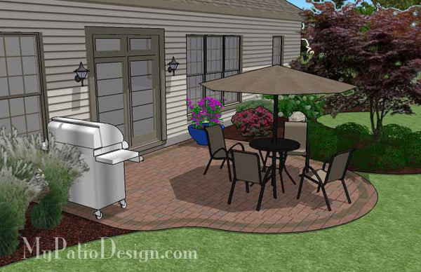 Small Easy to Build Patio Design 3