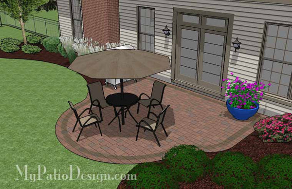 Small Easy to Build Patio Design 4