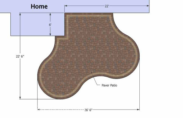 Small Outdoor Living Patio Design 1