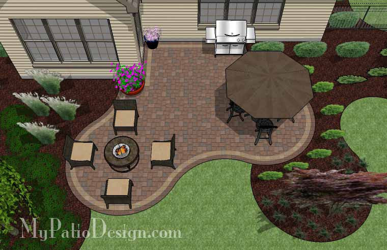 Covered Patio Design Plan