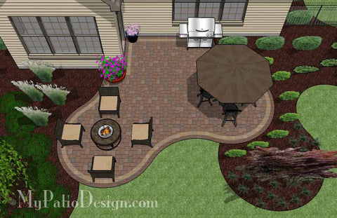Small Outdoor Living Patio Design 2