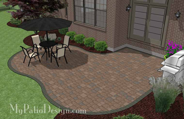 Small Yard Patio Plan 3