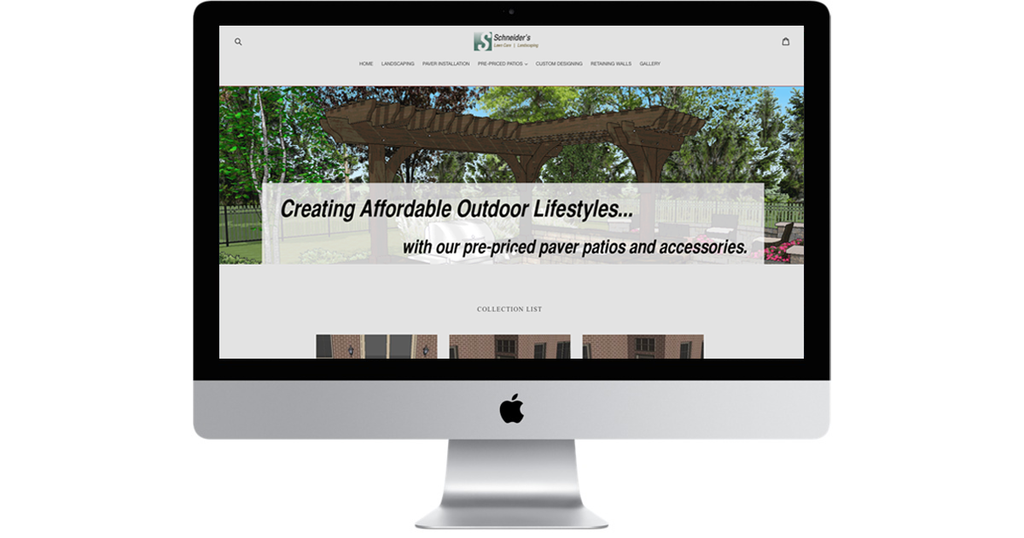 Patio Design Website- Monthly Subscription
